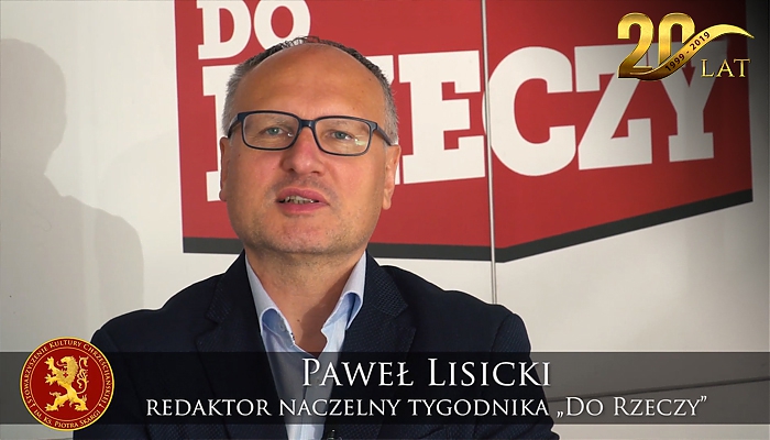 Paweł Lisicki: Polska dzięki inicjatywom SKCh nie przypomina państw Zachodu